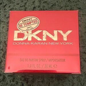 DKNY Be Tempted Red Perfume Box